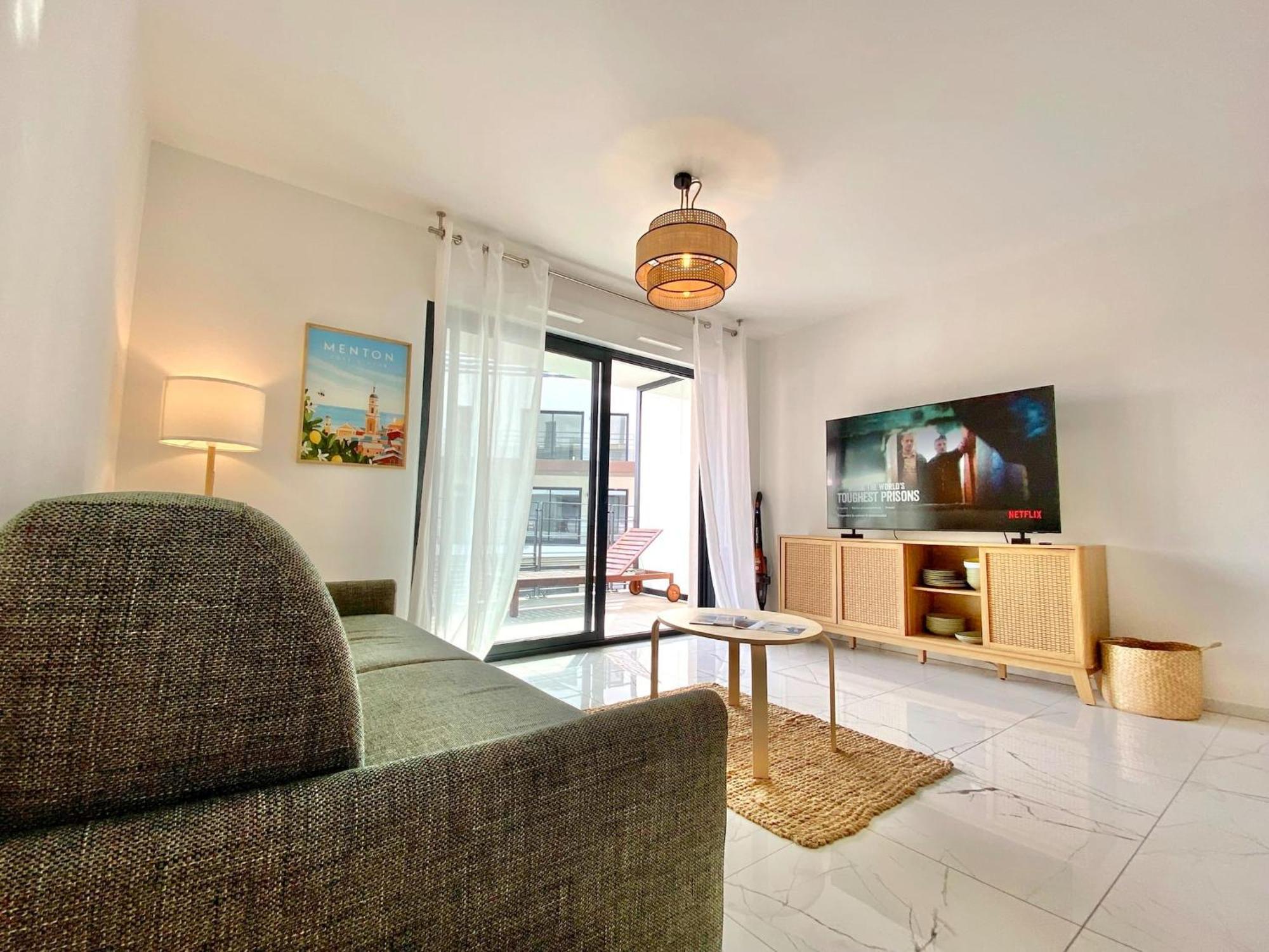 'Cap Riviera' Proche Gare Et Centre Apartment Menton Exterior photo